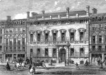 The Garrick Club in King Street, Covent Garden, London. Illustrated London News, 1864 [Wikimedia]