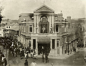 The Theatre Royal after the fire. 1887.