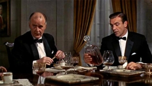 Richard Vernon & Sean Connery in Goldfinger [1965]