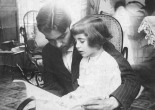 Federico García Lorca with his sister Isabel in Granada in 1914